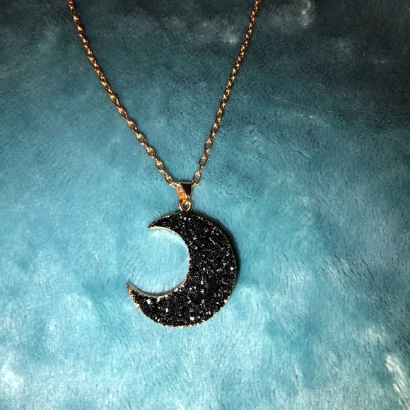 Druzy Moon Necklaces - Picture 4 of 6